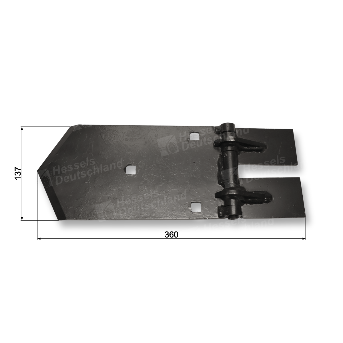SCHARPLATTE MITTE  KPL. 137MM