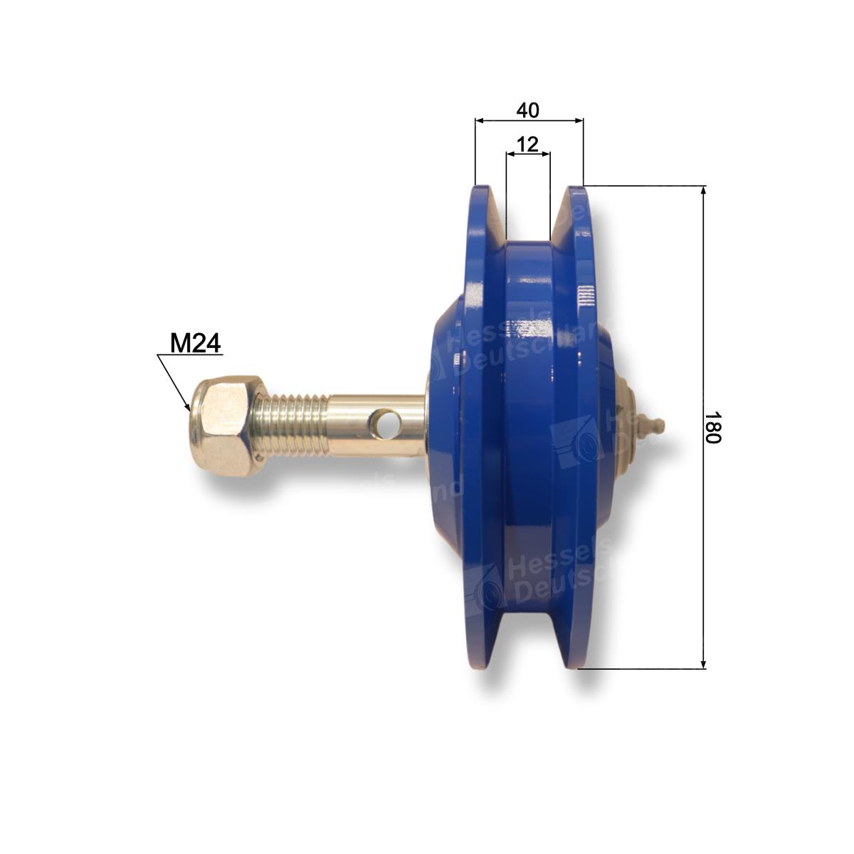 Riemenscheibe Ø180MM/ Vorne Bemaßt