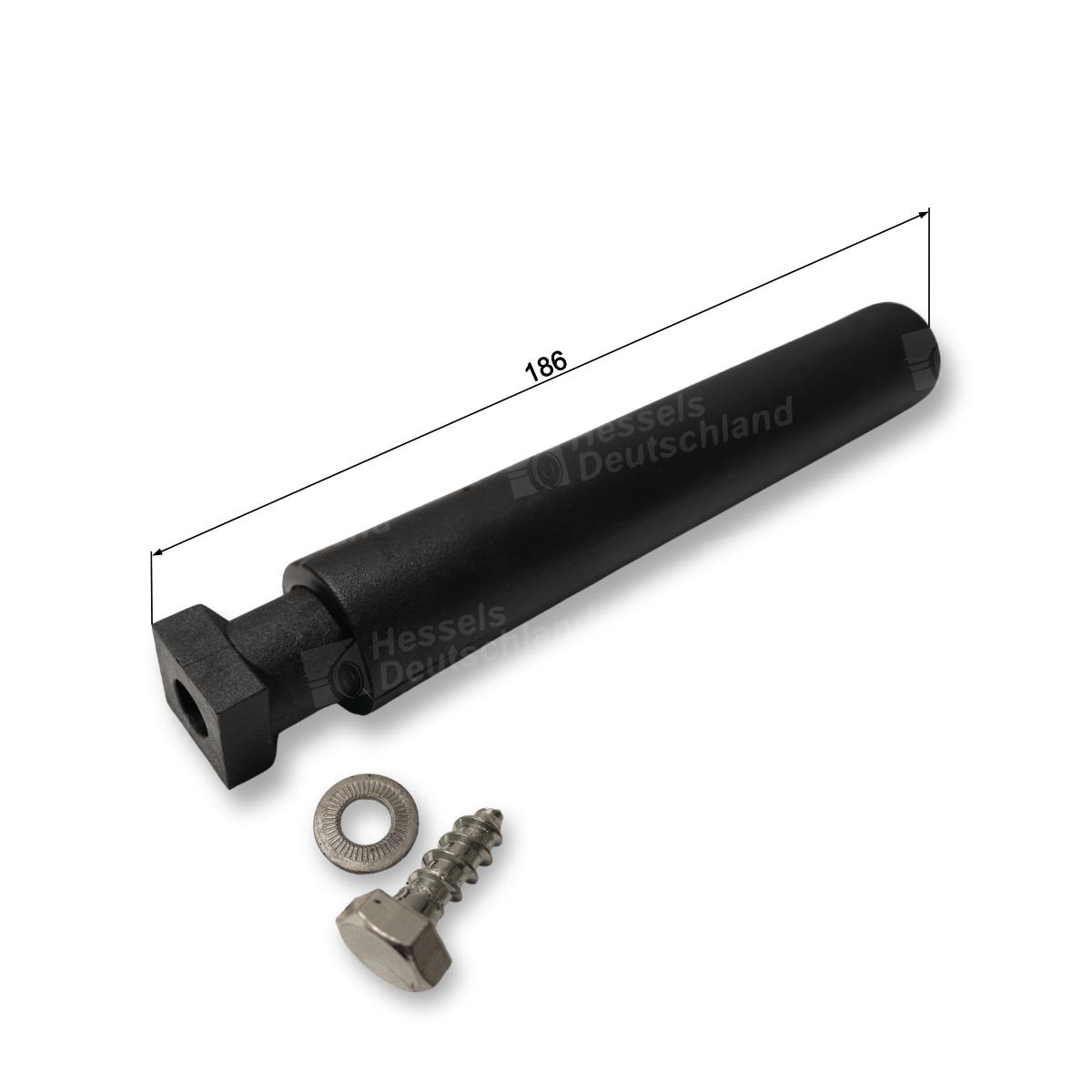 UFK Finger 186mm Bemaßt
