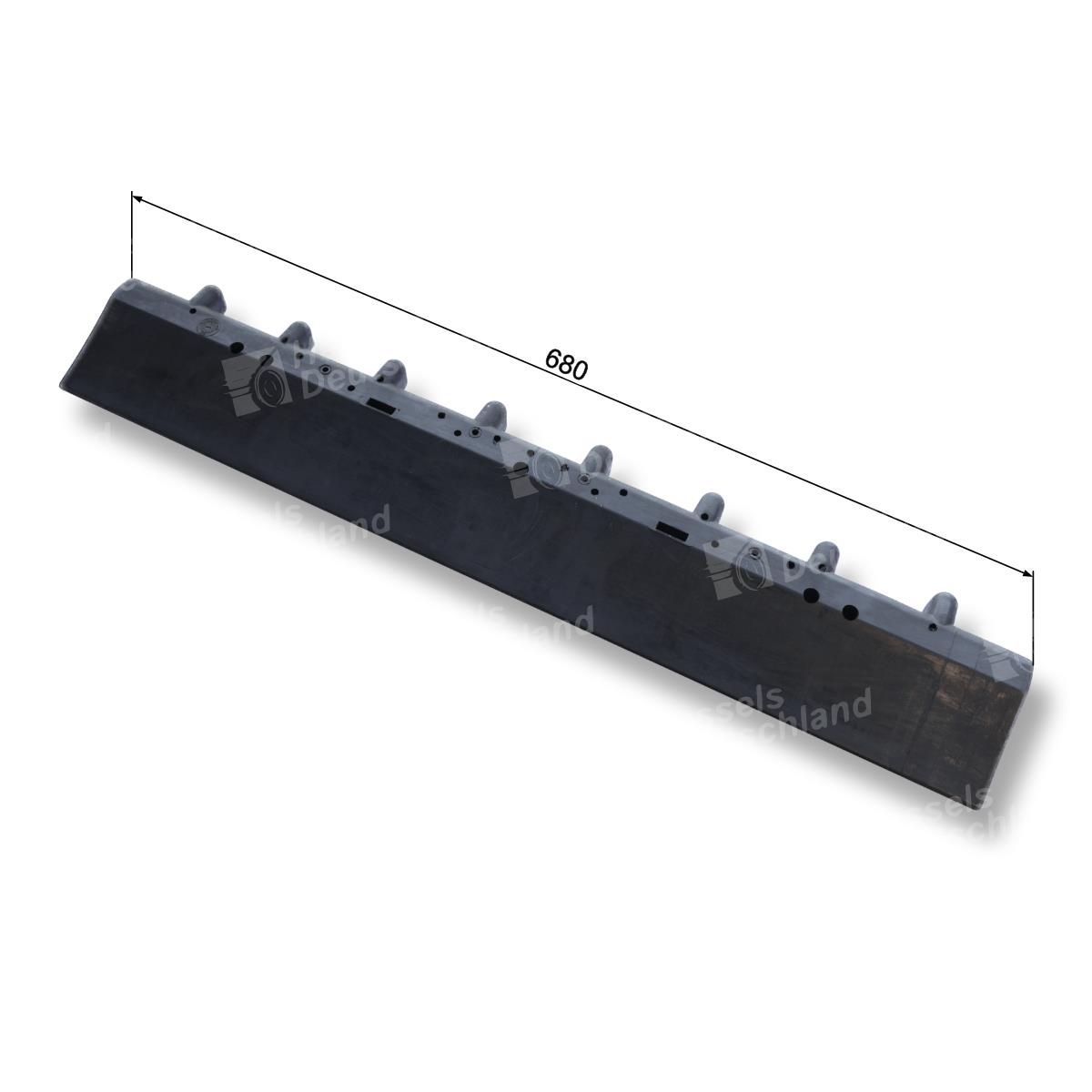 Krautbandpaddel 680mm 2R Bemaßt