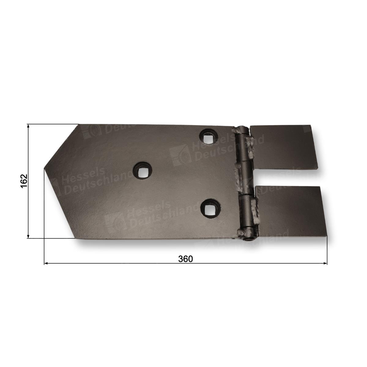 Scharplatte Kpl. Li. 162MM
