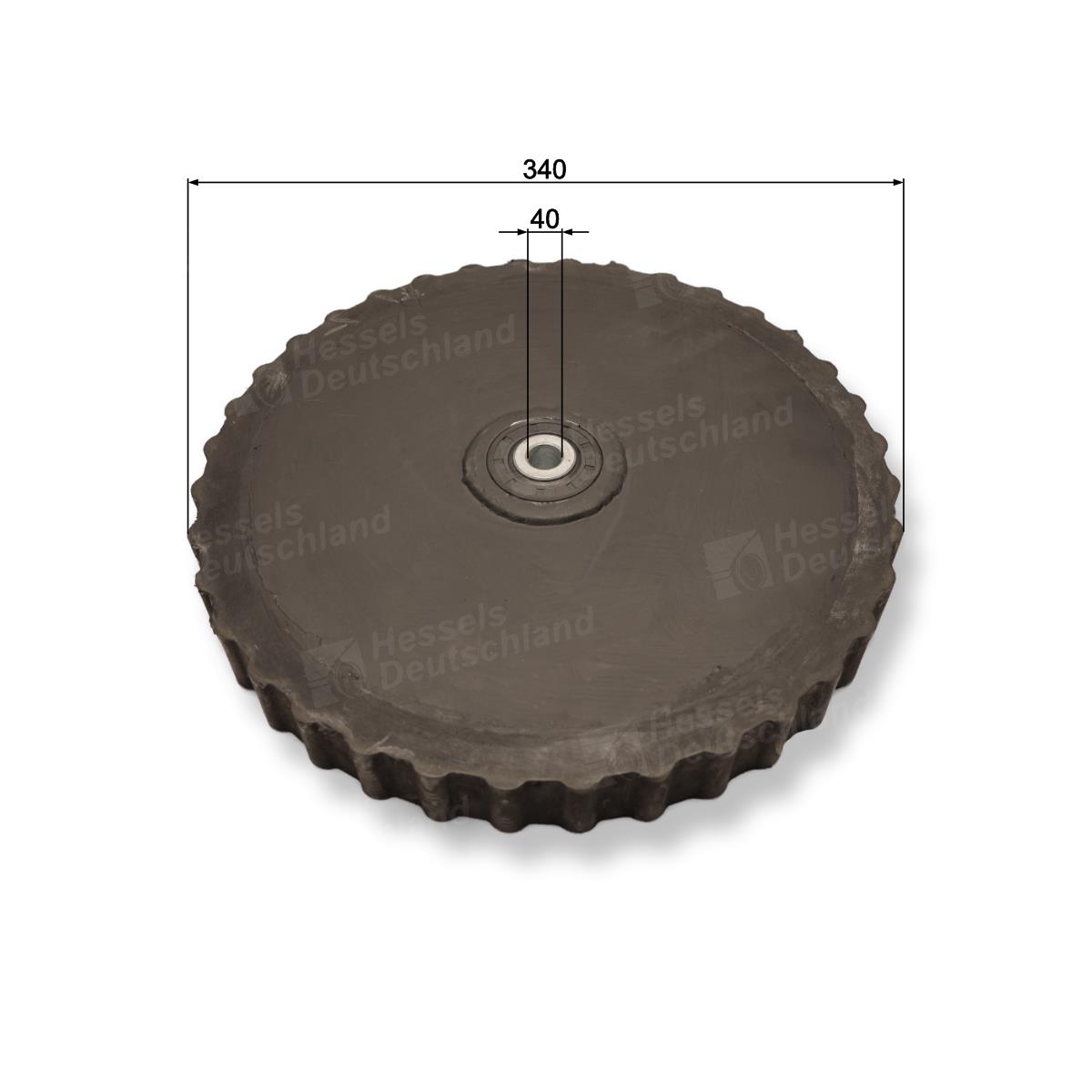 Krauteinziehrolle 40x340mm bis 2019 Bemaßt