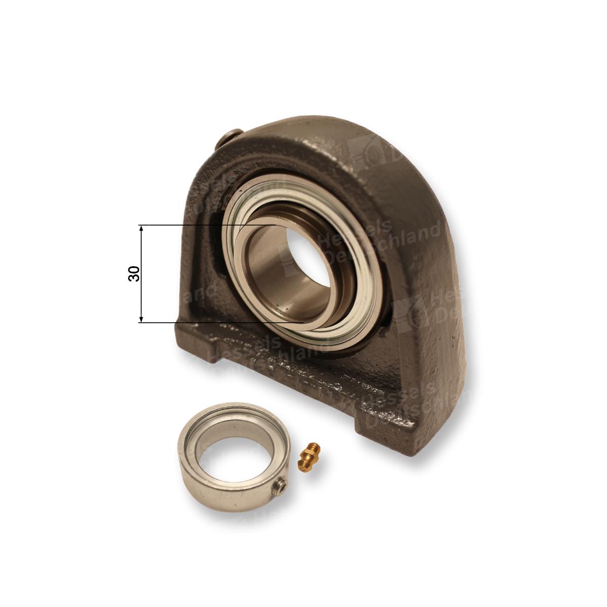 STEHLAGER -SPEZIAL- M.SPANNHÜLSE I=30MM Bemaßt