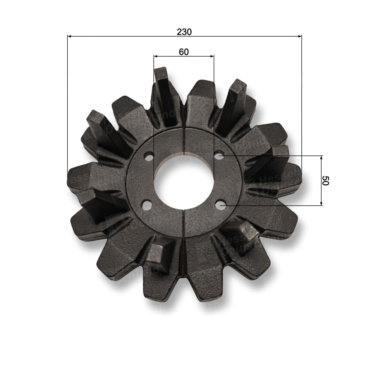 Antriebsrad Typ M4514/N110  Bemaßt