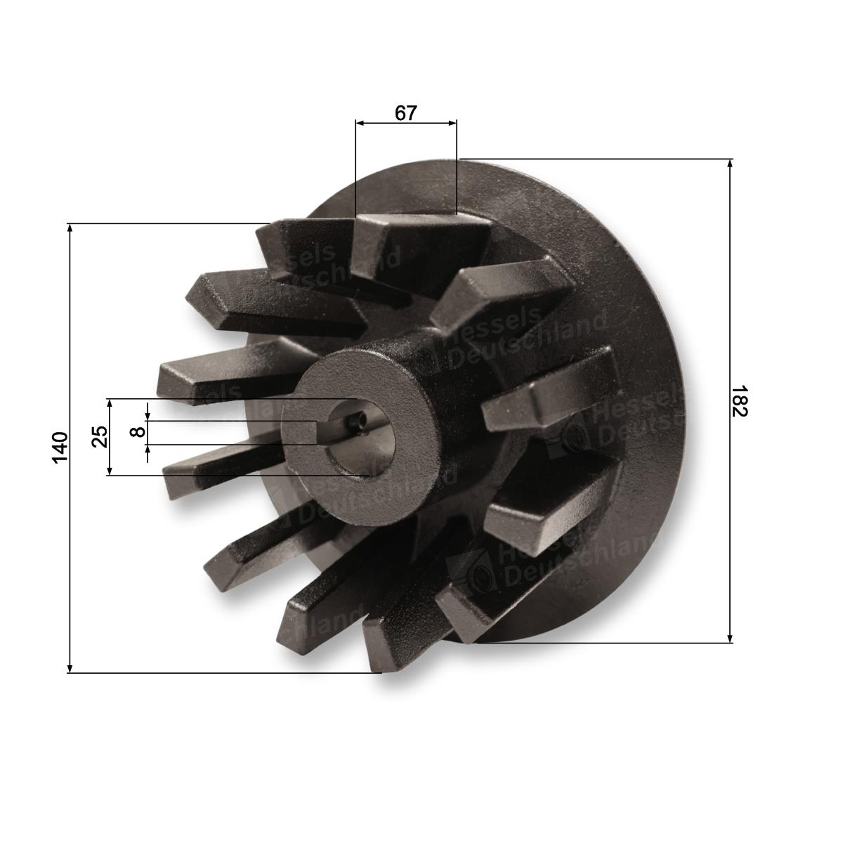 Antriebsrad Typ N4012 GB25/SP8/SB10