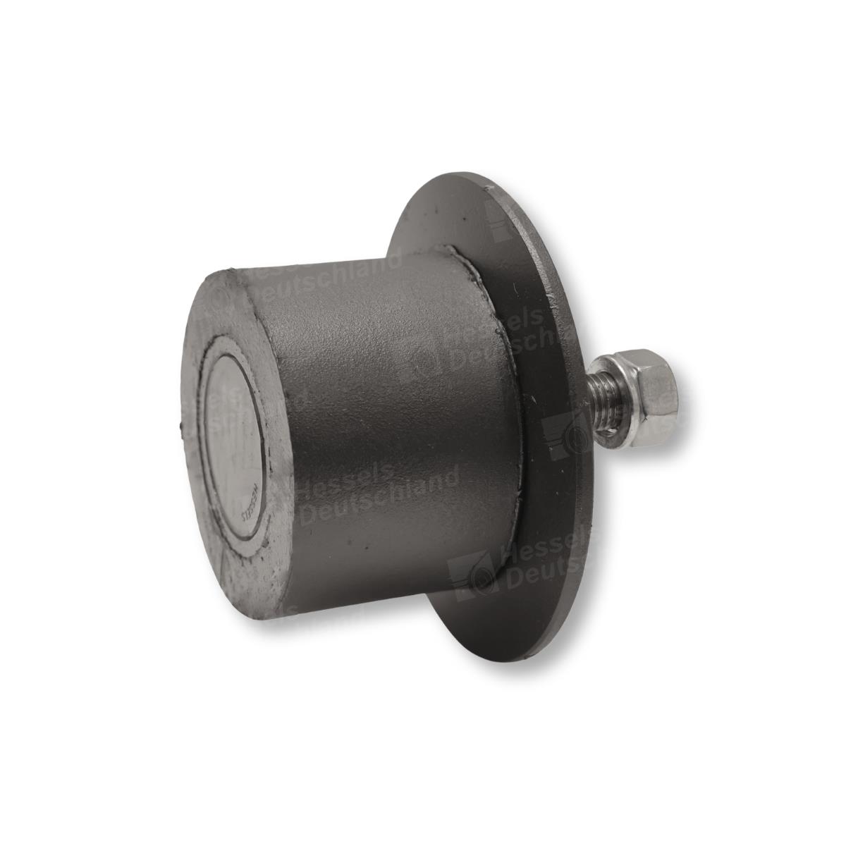 Tragrolle Gummi ø90/130/60/M16x50