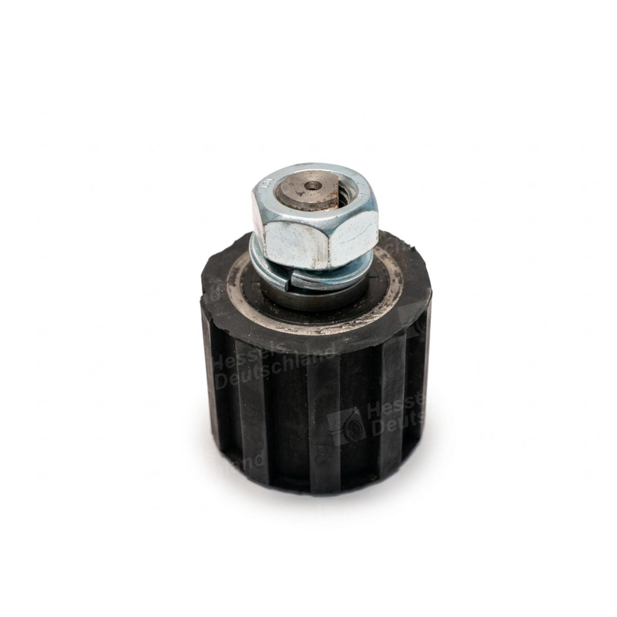 Rolle Gummi ø75/M24 Gezahnt Front